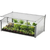Juwel Frühbeet Gewächshaus Easy Fix + Fensterfixierung, Größe 100x60x40 cm