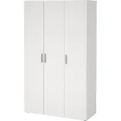 Ebuy24 Petra Armoire 3 portes blanc.