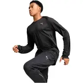 Puma Cloudpun Long Sleeve T-shirt Noir S Homme