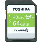 Toshiba Exceria PRO 64GB SDHC UHS-I Carte mémoire SDHC, 64 Go, UHS-I