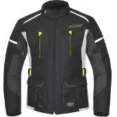 Büse Blouson moto textile Rider pour femme noir et jaune - Confort et protection pour les motardes 48
