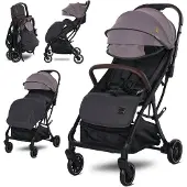 Lorelli Poussette Minori pliable RouesPolyuréthanePorte-boisson Couvre-pieds gris