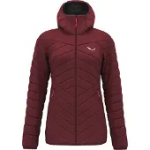 Salewa Doudoune pour femme très légère avec capuche, couleur:bordeaux, taille:40