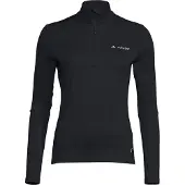 Vaude Livigno Ii Half Zip Long Sleeve T-shirt Noir 40 Femme