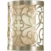 FEISS Applique murale Elstead Arabesque, douille E14, finition feuille d'argent patinée