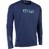 iON Gridxkn Scrub Select Long Sleeve Enduro Jersey Bleu XL Homme