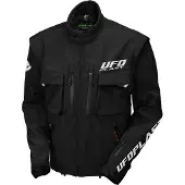 Ufo Veste PLAST "Taiga" pour hommes Enduro, coupe-vent taille L, noir