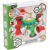 Cofi1453® Station de coulée de luxe Dinosaures Figurines Hobbyset Jouets créatifs Plâtre Moulage pour enfants