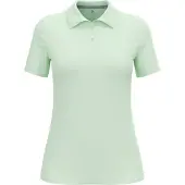 Odlo F-dry Short Sleeve Polo Vert S Femme
