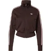 Adidas Originals Veste de survêtement 'Firebird Classic' brun foncé / rose pastel