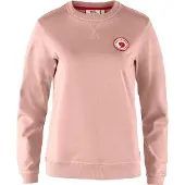 Fjall Raven - Sweat col rond en coton biologique - 1960 Logo Badge Sweater W Chalk Rose pour Femme en Coton - Taille XS