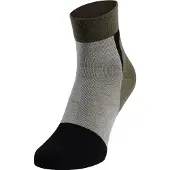 Odlo Unisexe, Chaussettes de sport, Performance Wool Hike Quarter (45 - 47), Gris, Noir