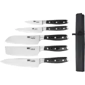 Vogue Ensemble de 5 couteaux Tsuki Série 7 avec étui