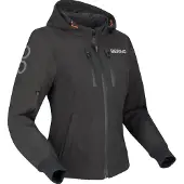 Bering Veste de moto en textile pour femme Kerby, noire, taille 40