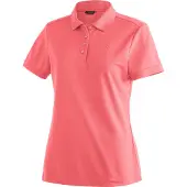 Maier Sports Ulrike Short Sleeve Polo Rose XS Femme