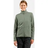 Odlo Grid Full Zip Fleece Vert XS Femme