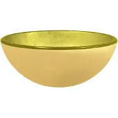 vidaXL Lavabo en verre trempé 30x12 cm Golden