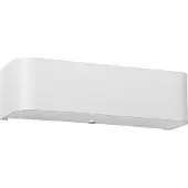 Sollux Applique LOKKO blanc 2xE27 15W tissu/verre/acier 12x12x45cm