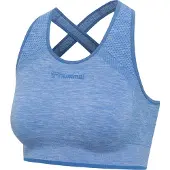 Hummel Mt Una Seamless Sports Top Bleu XS Femme