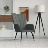 Prolenta Maison Exclusive - Fauteuil relax tissu gris foncé