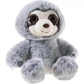 Heunec Faultier grau-meliert, Kuscheltier, Plüschtier, Stofftier, 16 cm, 324558 (19 cm)