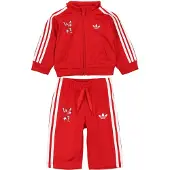 Adidas Originals Survêtement 'Firebird' rouge / blanc