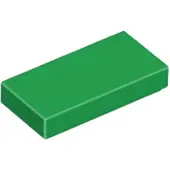 LEGO 1x2 carreaux 3069 - 100 pièces vert