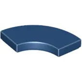 LEGO 2x2 carreaux coin rond 27925 - 50 pièces bleu foncé