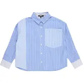 DKNY D62570 Long Sleeve Shirt Bleu 8 Years Fille