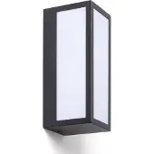 LEDKIA Applique Murale Extérieure Acier Inoxydable Gakom Noir