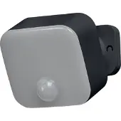 Osram Applique murale extérieure , gris foncé, lumière blanc chaud, 3000 K, indice de protection IP54, capteur de lumière, polycarbonate (PC), 150 lm, 3 W, LED intégrée