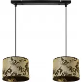 Light11 HOME Suspension, lustre, abat-jour, motif doré