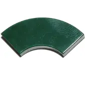 LEGO 2x2 carreaux coin rond 27925 - 50 pièces vert foncé