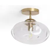 LEDKIA Plafonnier Métal Et Verre Halych Transparent