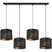 Light11 HOME Suspension, lustre, abat-jour, motif doré