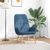 Prolenta Maison Exclusive - Fauteuil relax bleu tissu