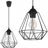 Light11 HOME Diamond Loft Edison Suspension En Fil Métallique