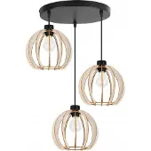 Light11 HOME Suspension moderne en bois avec éclairage LED