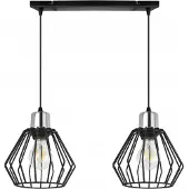 Light11 HOME Suspension, lustre, abat-jour en fil métallique, LED