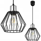Light11 HOME Suspension, lustre, abat-jour en fil métallique, LED