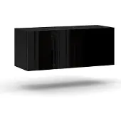 Feldmann-Wohnen Lowboard VIVO Meuble TV 100cm noir brillant