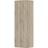 Meublorama Armoire 2 portes TOM – Chêne sonoma – Compacte et fonctionnelle