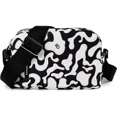Mandarina Duck Sac à bandoulière 'Hunter Moire' noir / blanc