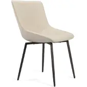 AEA Stuhl Küchenstuhl Esszimmerstuhl ohne Armlehnen Beige Holz Möbel