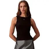 Calvin Klein Jeans Lv047c201g Sleeveless T-shirt Noir XS Femme
