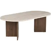 CALICOSY - Table basse ovale L119 cm - IRIS