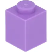 LEGO 100 pièces 3005 Brick 1x1 Part Basic Bricks 100 Moyen Lavande
