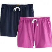 Next Shorts de bain bleu marine / orchidée