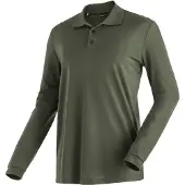 Maier Sports Ulrich Long Sleeve Polo Vert L Homme