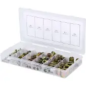 Ks Tools Assortiment d'inserts taraudés acier, 150 pièces - 970.0610